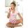 Cotton pajamas with shorts - Cherry pink