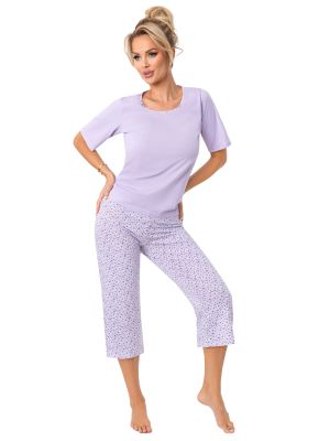 Women's pajamas with 3/4 pants - Fiorella 3/4