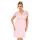 Koszula nocna damska z koronką - Livia plus size pudrowy róż
