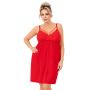 Seksowna koszula nocna plus size - Sylvia czerwona plus size - 3