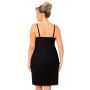Seksowna koszula nocna plus size - Sylvia czarna plus size - 3
