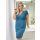 Elegancka koszula nocna - Silvana plus size petrol