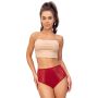Figi pełne z wysokim stanem komfortowe - 239 bordowe - 2