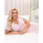 Koszula nocna z koronką - Sonia plus size pudrowy róż - 2