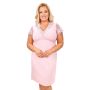 Koszula nocna z koronką - Sonia plus size pudrowy róż - 3