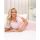 Koszula nocna z koronką - Sonia plus size pudrowy róż