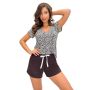 Piżama damska z krótkimi spodenkami - Zoya short - 2