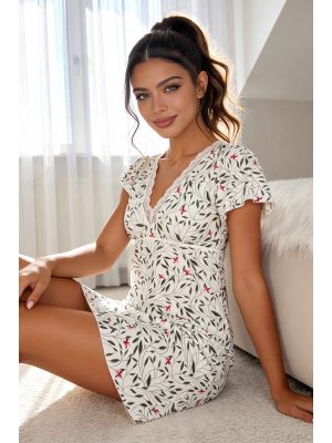 Women`s floral nightdress - Melisa