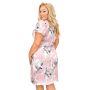 Koszula nocna plus size różowa - Evita plus size - 4