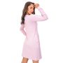 Różowa koszula nocna damska - Home różowa - 4
