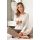 Beige Women`s Long-Sleeve Pajamas - Adore Long Beige