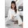 Women`s Cotton Pajamas with Hearts - Love Long Gray