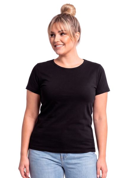 107 czarny plus size podkoszulek - 2