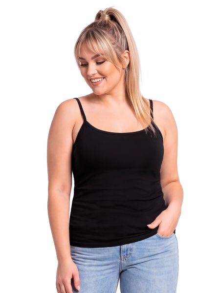 105 czarny plus size podkoszulek - 2