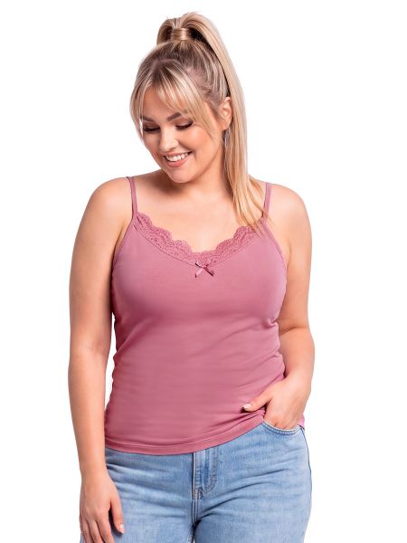 106 ciemny róż plus size podkoszulek