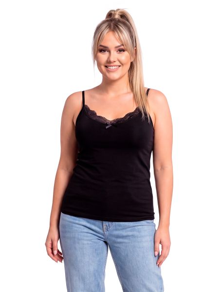 106 czarny plus size podkoszulek