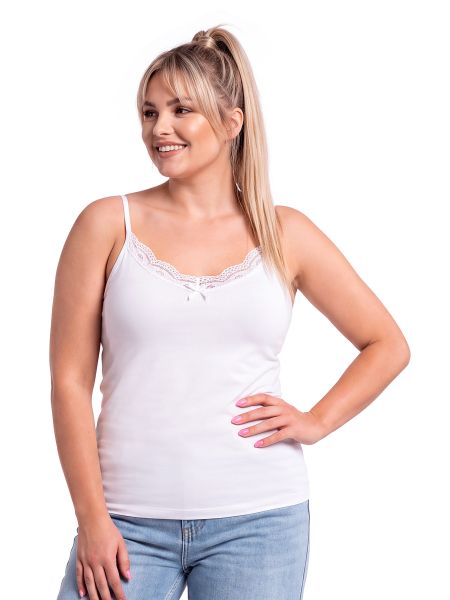 106 biały plus size podkoszulek - 2