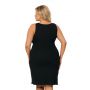 Sarah czarna plus size - koszulka nocna - 3