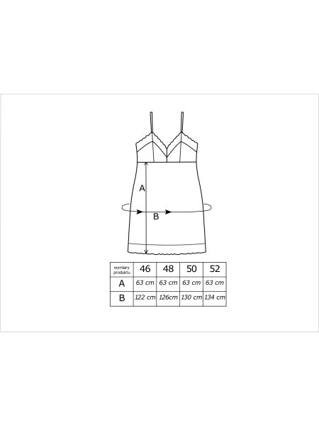 Seksowna koszula nocna plus size - Hana II - 4